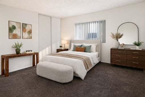 photo of bedroom with bedroom furniture
