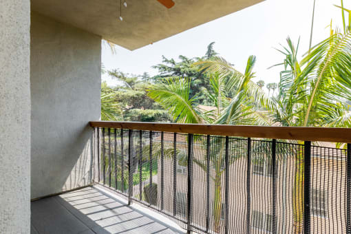 Balcony view at Los Feliz, California, 90027