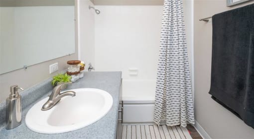 Custom Look Bathroom at Via Oxnard, Oxnard, CA