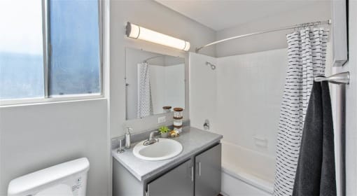 Bathroom With Bathtub at Via Oxnard, Oxnard, CA, 93033