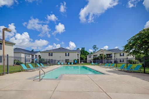 Exterior Pool at Bay Crossings  Apartments, Bay St. Louis, MS, 39520