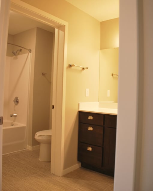 a bathroom with a toilet and a sink