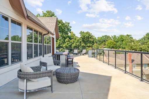 Large Balcony And Patio at The Dorset, Kansas City, Missouri