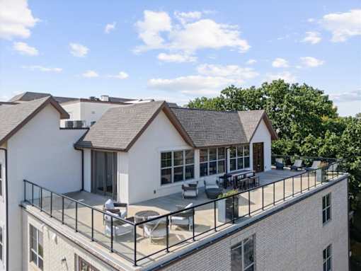 Rooftop Patio View at The Dorset, Kansas City, MO