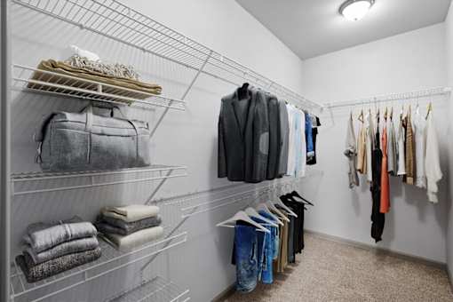Spacious Closet  at Stonepost Crossing Apartments, Overland Park, Kansas