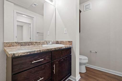 Secondary Bathroom at Crescent Apartment Homes, Kansas