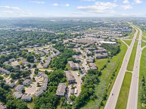 A bird's eye view  at Crescent Apartment Homes, Kansas