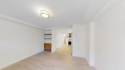 Image of Living/Sleeping Area of a Renovated Studio | Key Blvd Apartments | Affordable Arlington, VA Apartments