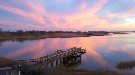 Gorgeous sunset on the Chesapeake Bay.