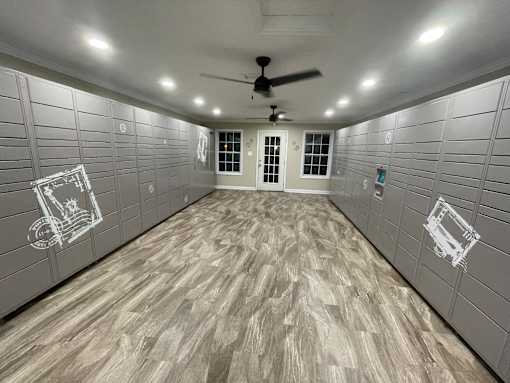 Delivery on Demand Package Lockers at River Mews Apartments and Townhomes near James River in Newport News, VA