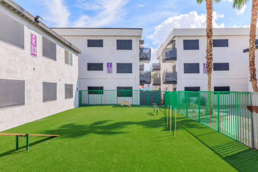 the backyard at the bradley braddock road station apartments