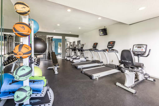 our state of the art gym is equipped with cardio equipment and weights