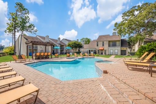 our apartments at the district feature a swimming pool