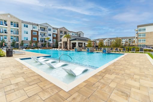 take a dip in our resort style swimming pool