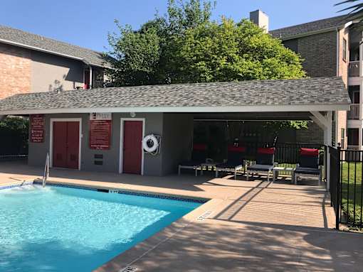 poolside patio