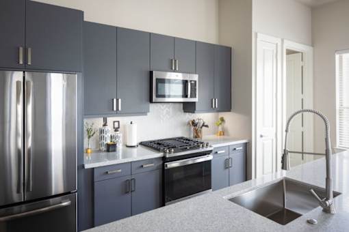 oven and stove top view