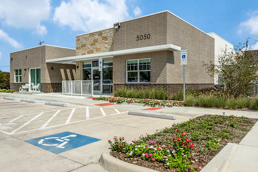 A building with the number 5050 on it.