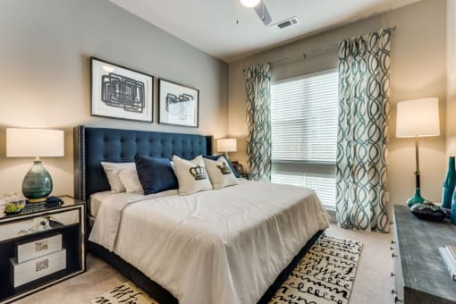 bedroom space in our luxury las colinas apartments
