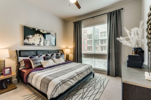 bedroom space in our luxury las colinas apartments