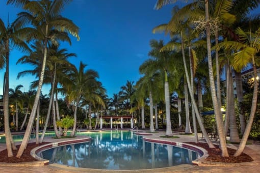 Night pool