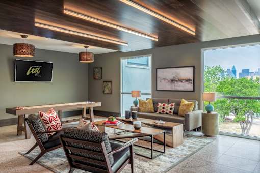 gameroom in our luxury west dallas apartments