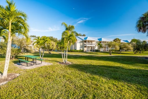 Outdoor picnic area