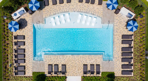 resort style pool