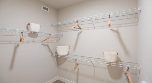 Spacious Walk-In Closets
