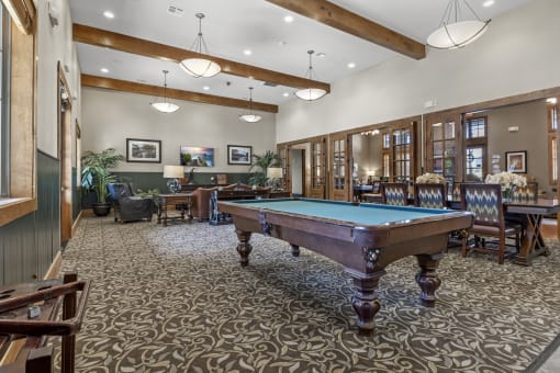 game room in san antonio apartments