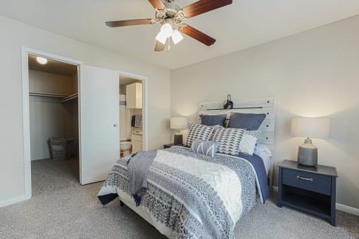 spacious bedroom in north houston apartments