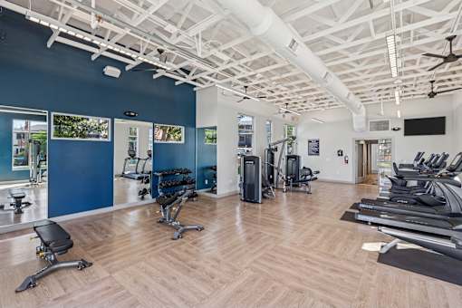 other view of gym.