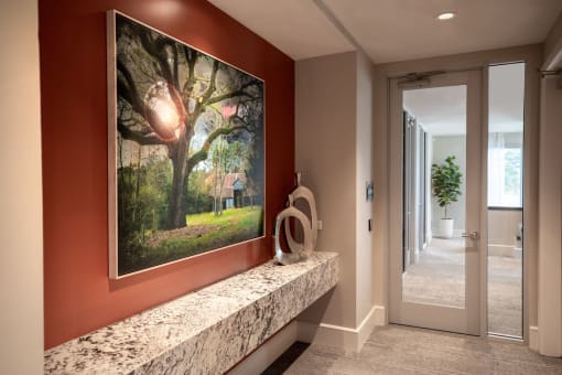 library hallway