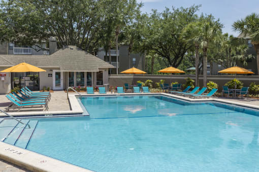 the swimming pool at the resort at longboat key club