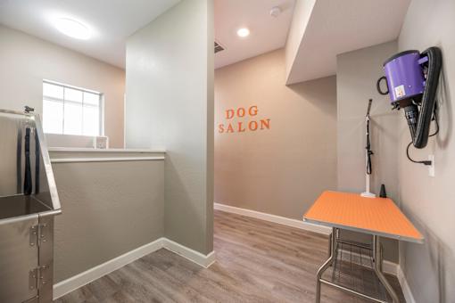Dog grooming salon at Woodbridge Villas Apartments, Texas, 75048