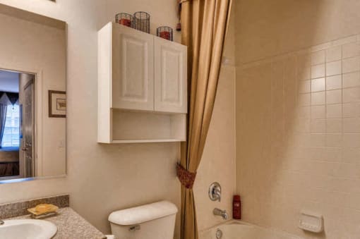 King Bedroom Bath at The Sanctuary of Lake Villa, Lake Villa, IL