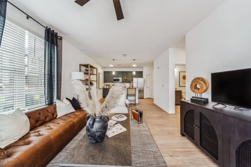 Living Room at Plat 4 at Research Triangle, Durham, 27703