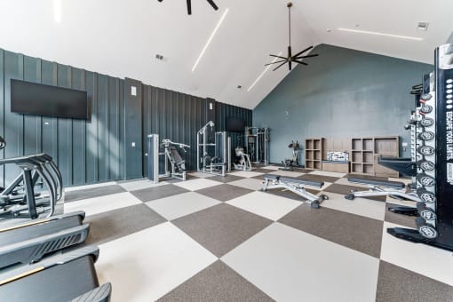 Club-Quality Fitness Center at Plat 4 at Research Triangle, North Carolina, 27703