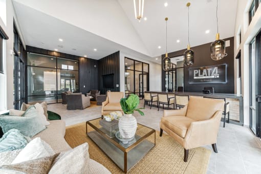 Resident Lounge at Plat 4 at Research Triangle, North Carolina, 27703