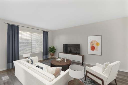 Open living at The Winds at Poplar Creek Apartments , Illinois