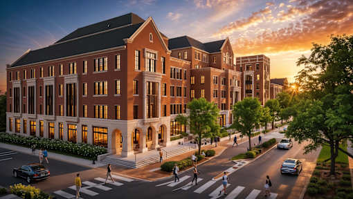 Exterior Street at The Beverly, Bloomington