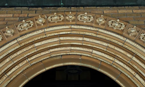 Building Detail at The Ambassador at Library Square, Indianapolis, Indiana
