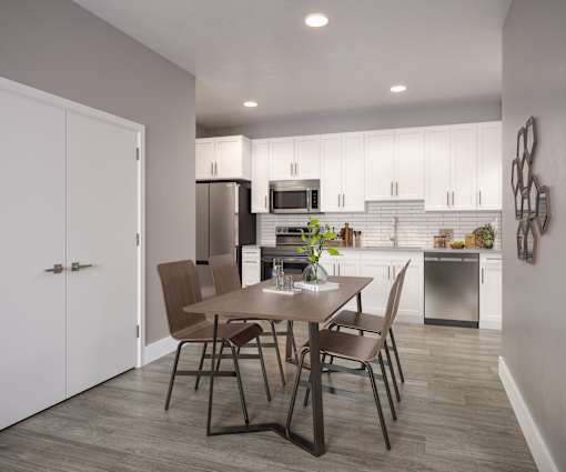 Dining And Kitchen View at The Beverly, Indiana, 47408