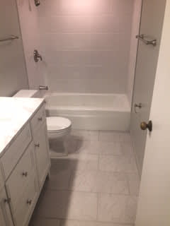 Bathroom at Penn Park Apartments in Meridian-Kessler neighborhood.