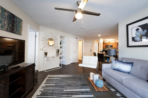 Spacious Living Room at Altitude at Blue Ash, Blue Ash, OH