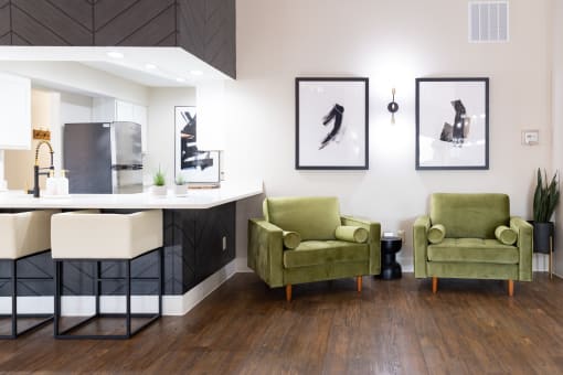 Relaxing Clubhouse at Bradford Ridge Apartments, Indiana