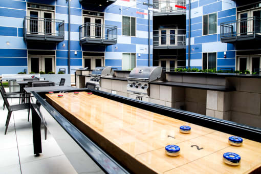 Shuffle Board at The Congress at Library Square, Indiana