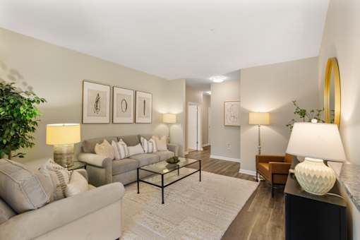 Well Lit Living Room at Fieldstone at Glenwood Crossing, Ohio, 45215