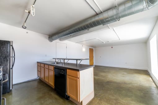 Kitchen Unit at Janus Lofts, Managed by Buckingham Urban Living, Indianapolis, IN