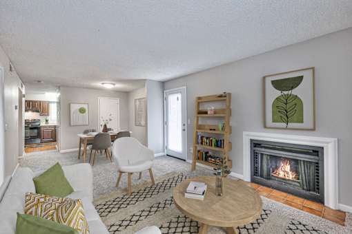 A spacious living room at Landmark at Lyncrest Reserve Apartments, Nashville, 37209