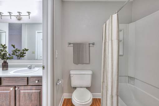 Bathroom at Landmark at Lyncrest Reserve Apartments, Tennessee